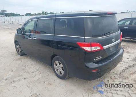 2014 Nissan Quest Sv from USA, damaged, VIN JN8AE2KP4E9102663